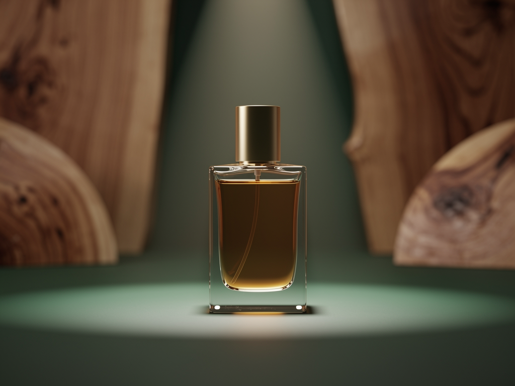 Was Aesop Hwyl Erfahrungen wirklich über das holzige Parfum verraten Flakon von Aesop Hwyl vor Holz- und Kieferzweigen im herbstlichen Setting