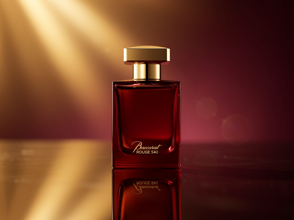 Der legendäre Duft Baccarat Rouge 540 Test Was macht das Parfum so besonders Flakon von Baccarat Rouge 540 Nischenparfum elegant und luxuriös präsentiert