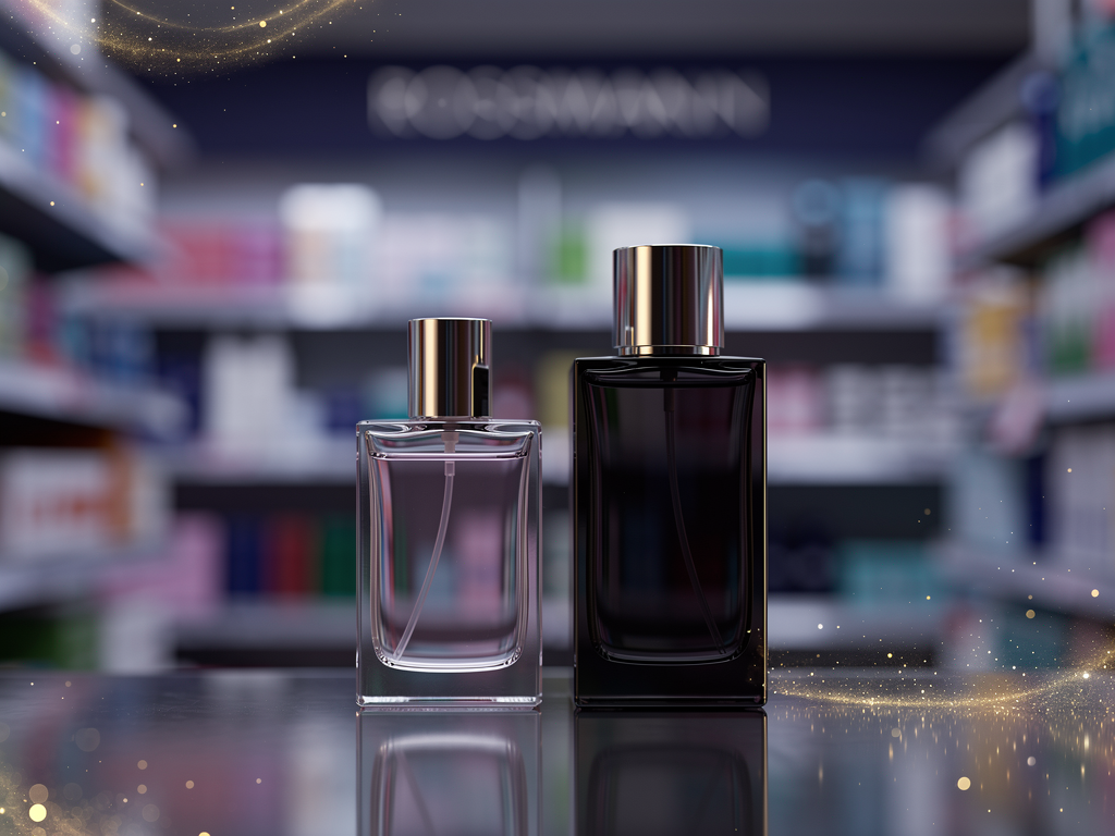 Bi-es Intense Night Erfahrungen bei Rossmann – So gut ist der Duftzwilling wirklich Flasche Bi-es Intense Night Duftzwilling neben Rossmann Regaletiketten