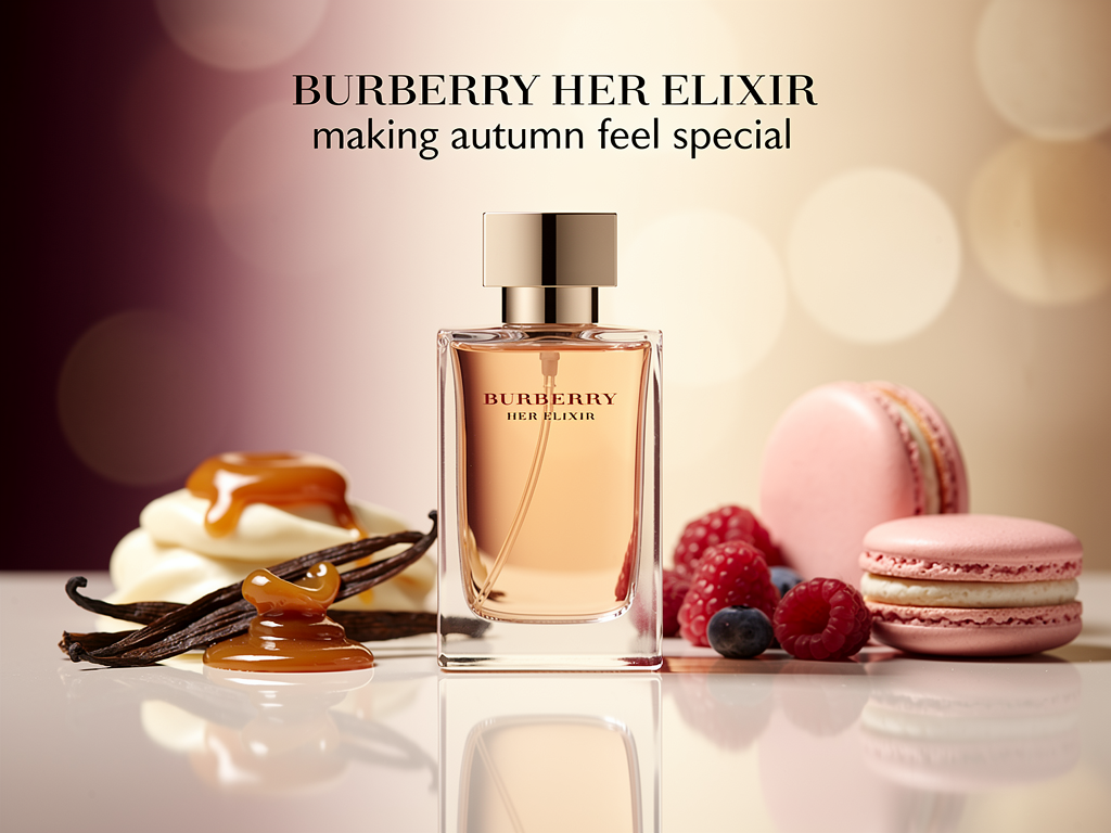 Süße Gourmandnoten im Burberry Her Elixir Duft machen den Herbst besonders Burberry Her Elixir Duft mit süßen Gourmandnoten für warme Herbstmomente