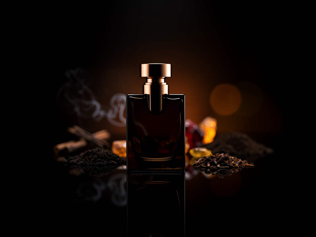 Bvlgari Man In Black Erfahrungen mit orientalischer Tiefe und maskulinem Charme Bvlgari Man In Black Flakon vor orientalischem Hintergrund mit maskulinem Design
