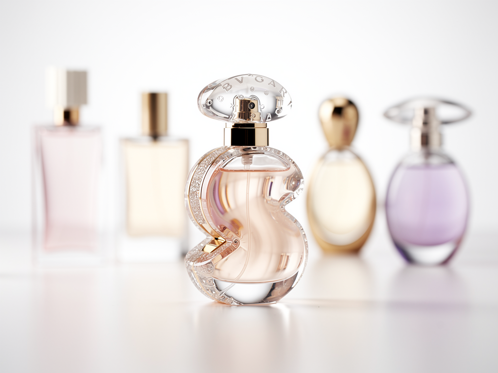 Wie schlägt sich Bvlgari Omnia Crystalline im Vergleich zu anderen Damendüften Bvlgari Omnia Crystalline Flakon vor diversen Damendüften im Vergleichstest