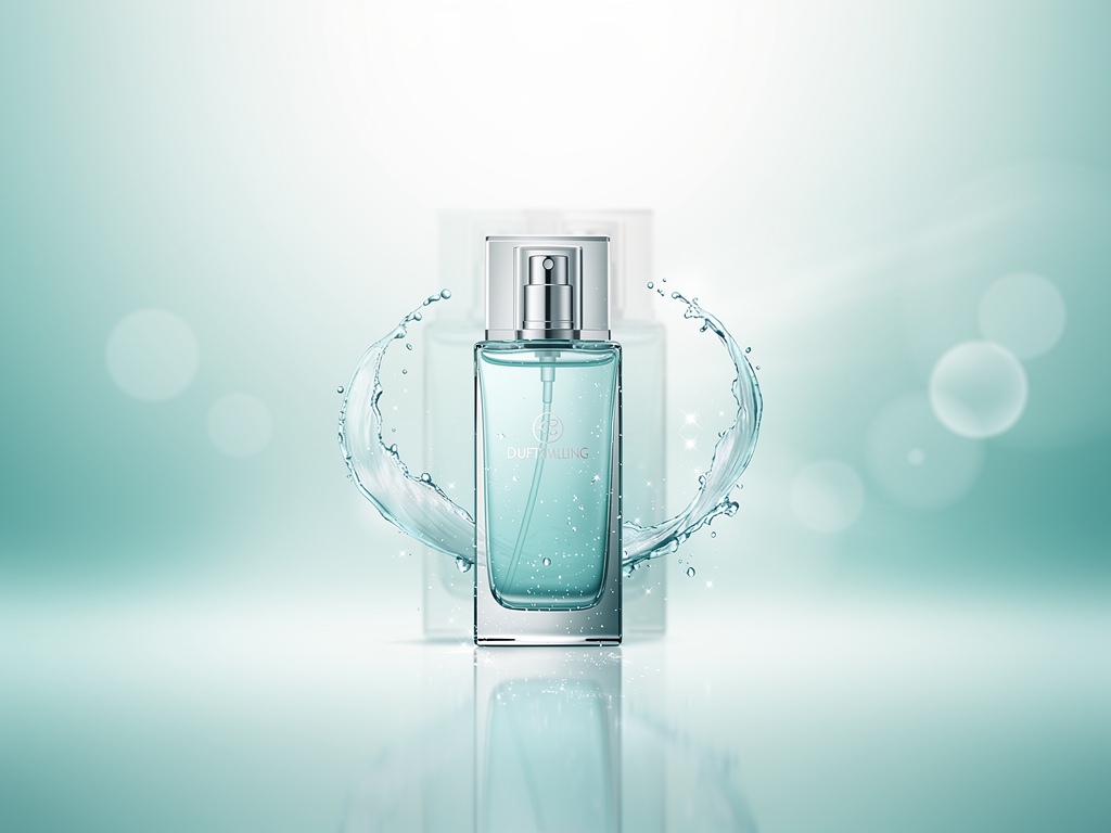 Frische und Eleganz vereint Unsere ehrliche câline aqua splash bewertung Eleganter transparenter Flakon mit aquatischer Frische des câline aqua splash Dufts