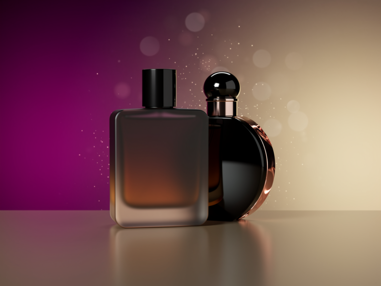 Flakon von Câline Glamourous DM als erschwinglicher Black Opium Duftzwilling