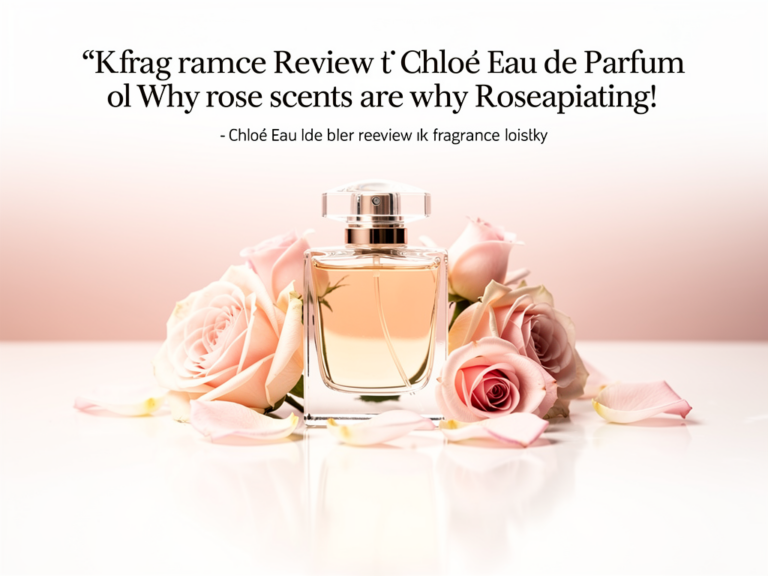 Chloé Eau de Parfum Flakon umgeben von Rosenblüten und blumiger Eleganz