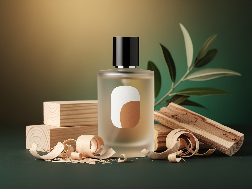 Diptyque Tam Dao Praxistest zeigt den feinen Reiz des Sandelholzes Diptyque Tam Dao Flakon auf Holzhintergrund symbolisiert subtilen Sandelholzduft