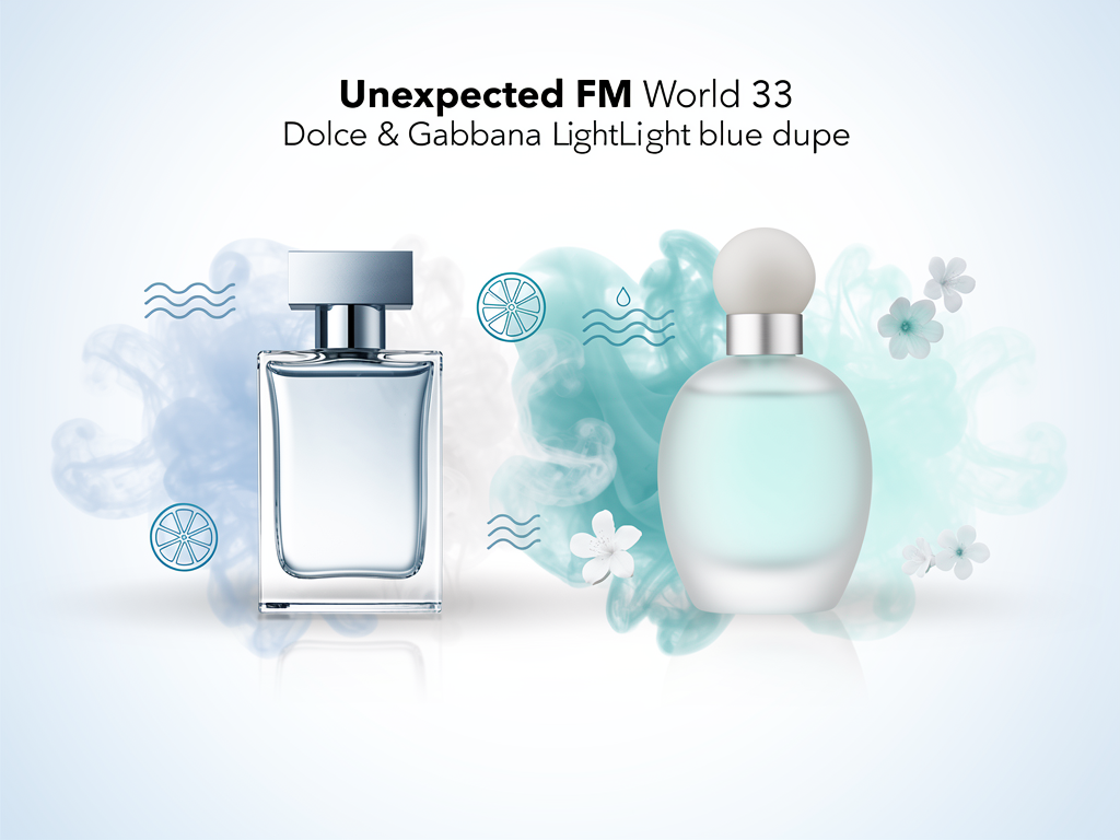 Überraschender FM World 33 Test Vergleich mit Dolce & Gabbana Light Blue FM World 33 Duftzwilling im Vergleich zu Dolce & Gabbana Light Blue Parfum