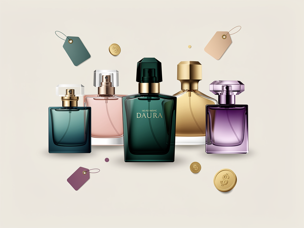 Die besten Parfum Marken mit günstigen Düften unter 50 Euro entdecken Flakons verschiedener günstiger Parfum Marken unter 50 Euro auf Holztisch