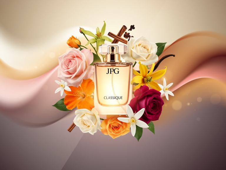 JPG Classique Duftflasche mit elegant femininer Korsettform und blumiger Note