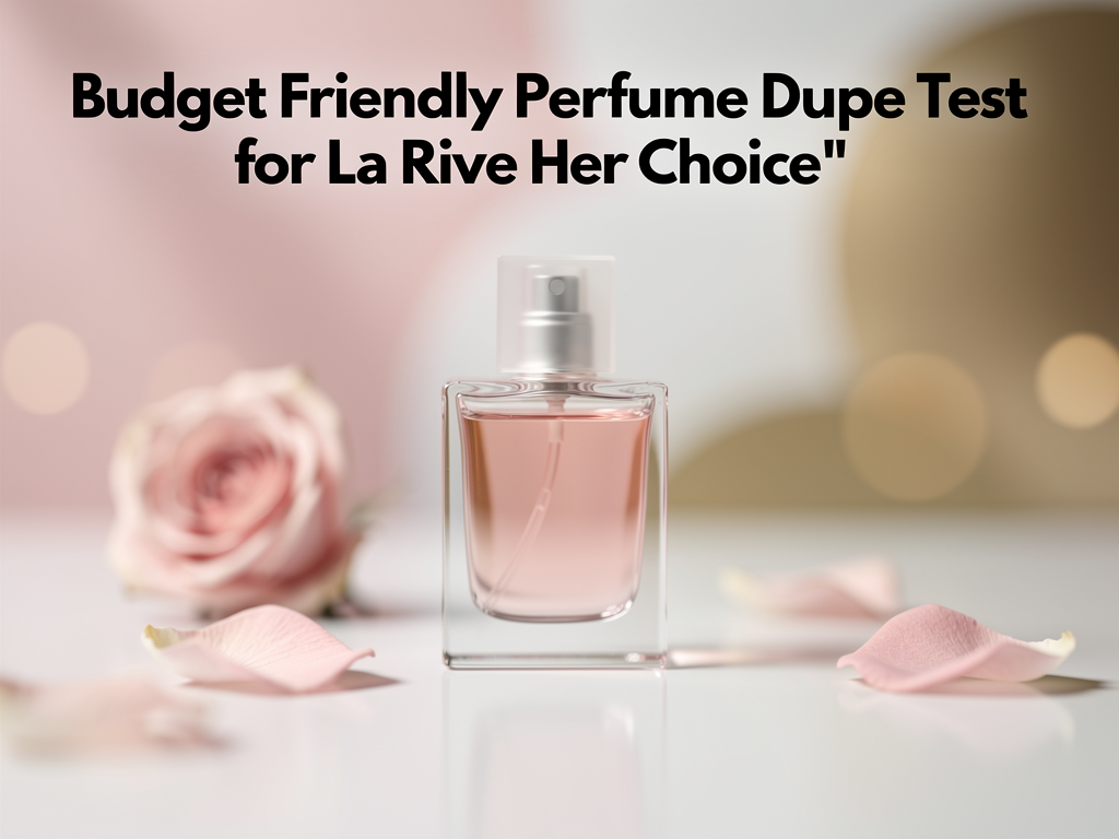 La Rive Her Choice Duftzwilling von Rossmann im Test – süßer Duft zum Schnäppchenpreis La Rive Her Choice Duftzwilling Flakon Nahaufnahme auf weißem Hintergrund