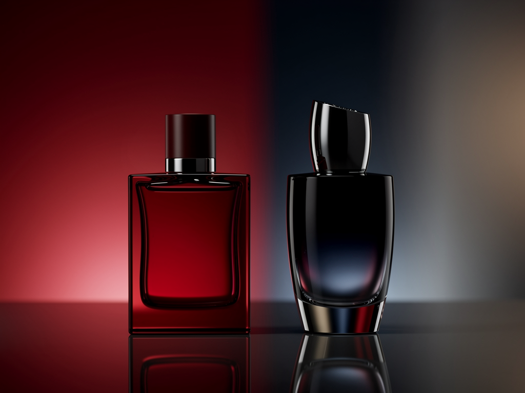 La Rive Red Code Test zeigt ob der Duftzwilling Armani Code wirklich überzeugt La Rive Red Code Herrenduft Flakon neben Armani Code Flasche im Testvergleich