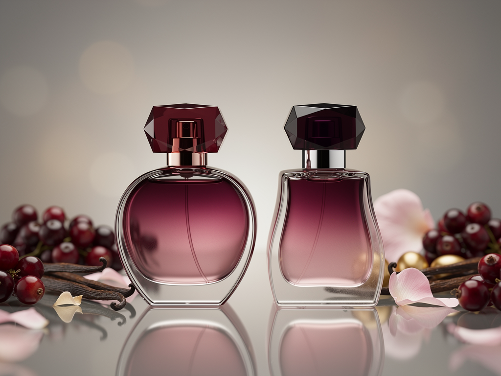 So gut duftet La Rive Taste of Kiss aus dem DM Sortiment wirklich La Rive Taste of Kiss DM Parfumflakon neben Yves Saint Laurent Black Opium