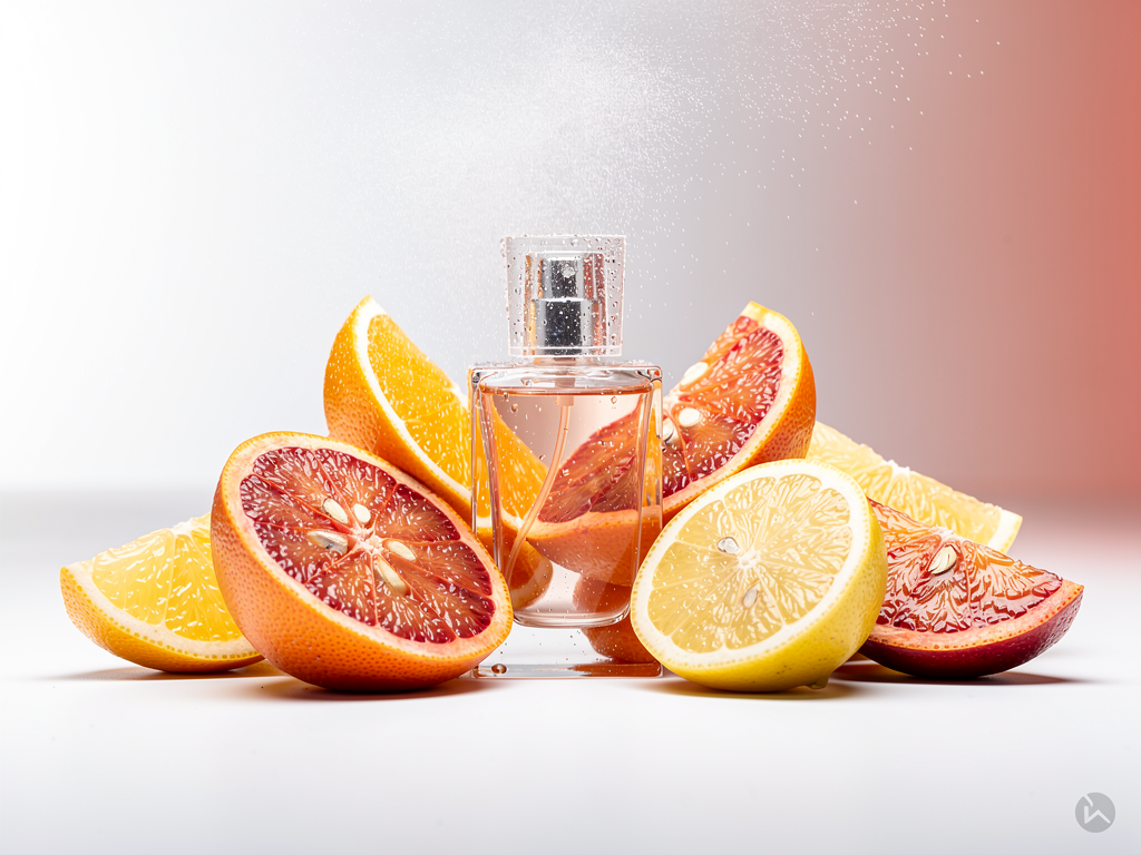 Wie frisch-zitrisch ist Laboratorio Olfattivo Arancia Rossa wirklich im Test? Laboratorio Olfattivo Arancia Rossa Parfumflasche mit frischer Blutorangen-Illustration
