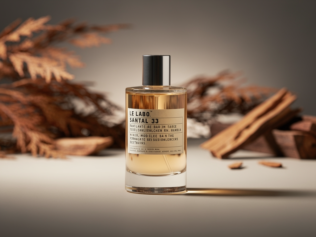Le Labo Santal 33 Test zeigt warum das holzige Parfum so beliebt ist Flakon von Le Labo Santal 33 mit holziger Duftkomposition im Test