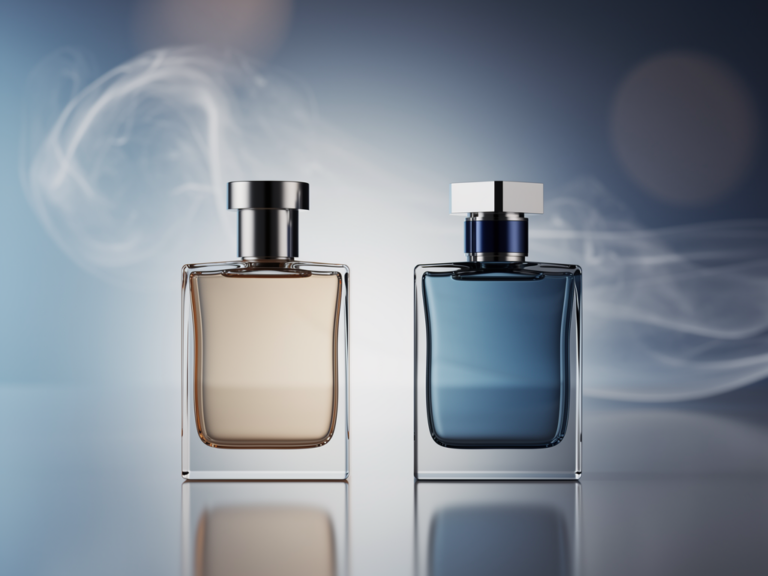 Omerta Pure Class Duftzwilling Flakons Vergleich mit originalem Dior Sauvage Parfum