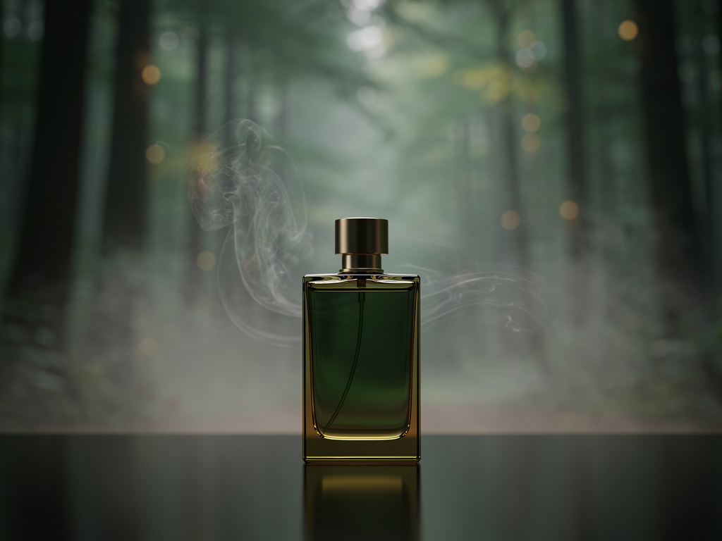 Ormonde Jayne Ormonde Woman Erfahrungen Meine Reise durch einen mystischen Waldduft Ormonde Jayne Ormonde Woman Flakon vor mystischem Waldhintergrund in Nahaufnahme