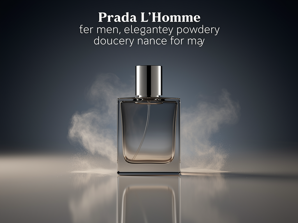 Prada L’Homme Test zeigt elegante pudrige Nuancen für Herren Prada L'Homme Herrenduft Flakon elegante pudrige und frische Noten