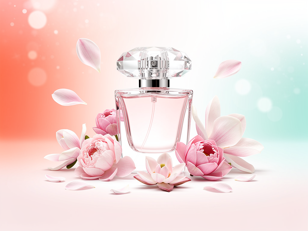 Versace Bright Crystal Test zeigt den blumigen Sommerduft im Detail Versace Bright Crystal Parfumflakon mit rosa Kristall verschluss im Sommerlicht