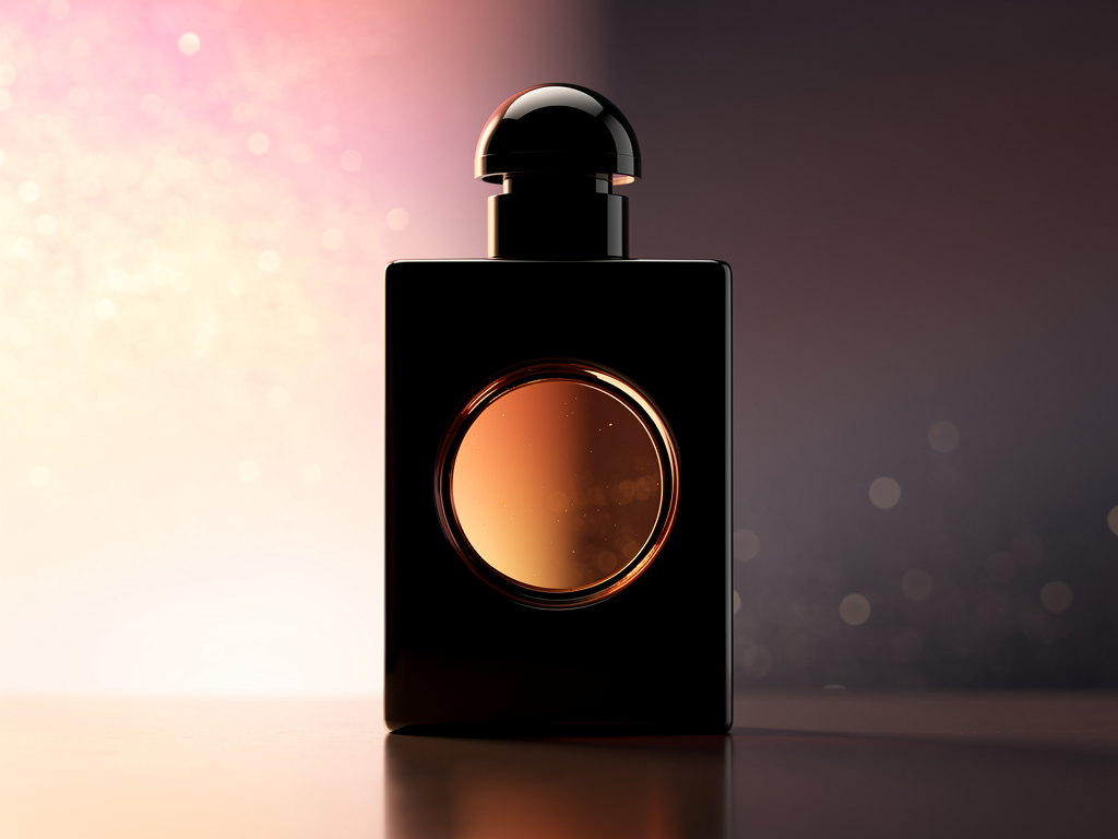 YSL Black Opium Erfahrungen aus erster Hand – Licht und Schatten des Duftklassikers Flakon von YSL Black Opium mit schwarzem Glitter im urbanen Design